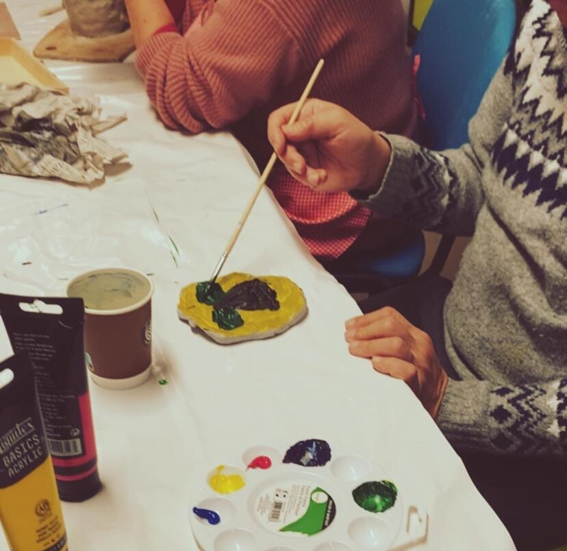 Portrait d'argile - Art-thérapie
